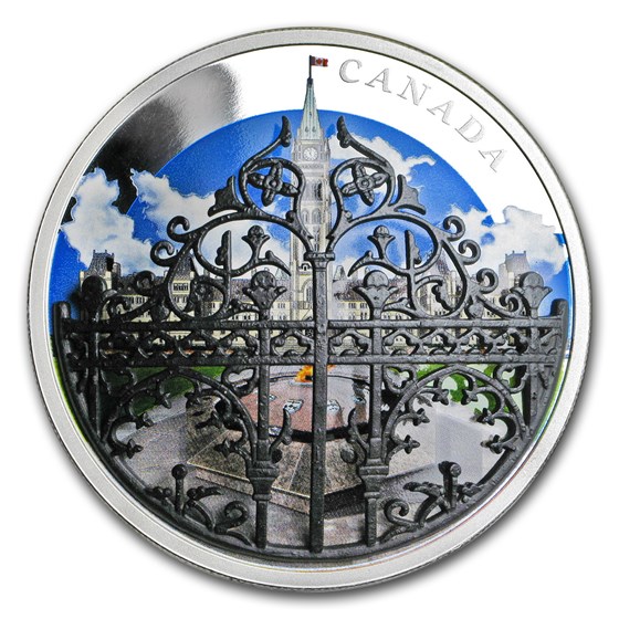 2018 Canada 2 oz Silver $30 Queen's Gates 2018 Canada 2 oz Silver $30 Queen's Gates
